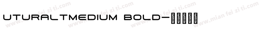uturaLTMedium Bold字体转换